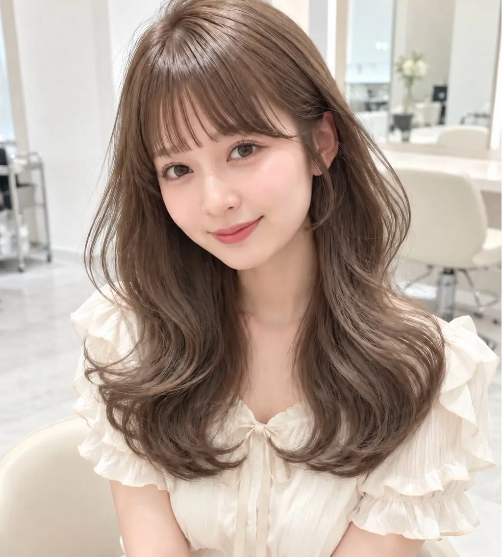 🤍人気No.I🤍似合わせカット➕ブリーチなしダブルカラー➕2STEPケアトリートメント🥣の写真