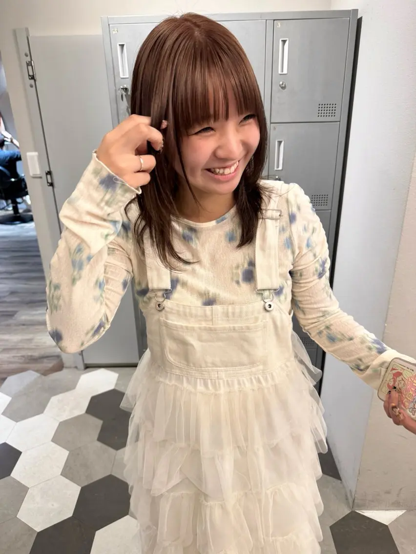 セミロング カット ヘアカラー 【天満で1番の艶髪】 髪質改善🌹釣本竜哉のヘアスタイル
