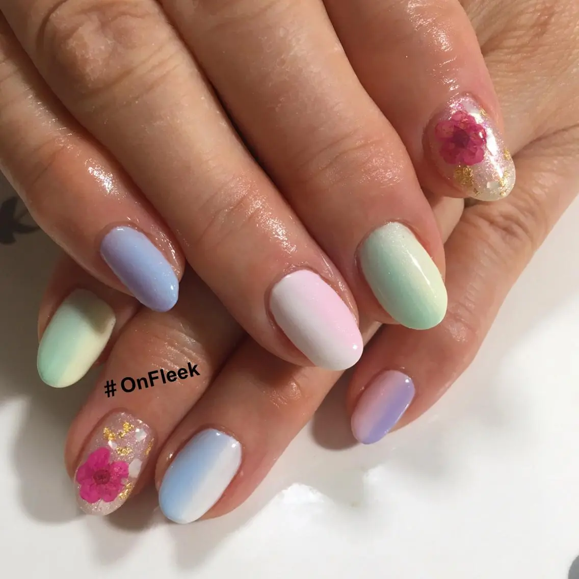 ネイル ハンドネイル NailSalon ＃OnFleekのネイルデザイン