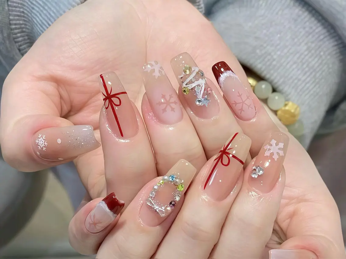 ネイル 長さ出し 持ち込み ハンドネイル ハンドケア 💕Dreamy KIYO💕のネイルデザイン