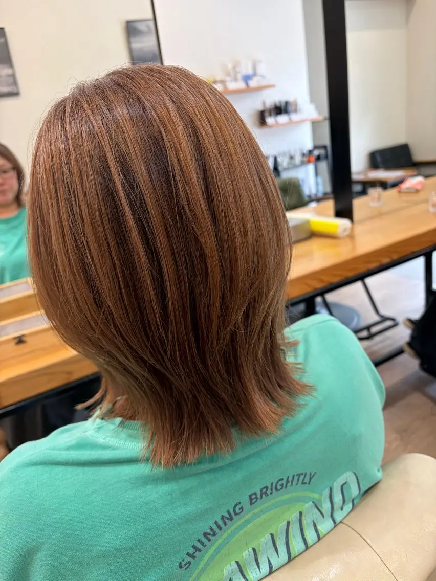 ミディアム 似合わせ透明感カラー 宇治　ヤマノのヘアスタイル