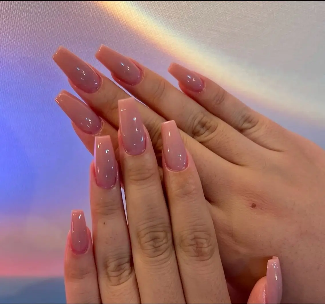 ネイル グラデーション キラキラネイル ワンカラーネイル 冬ネイル Jenn Nail Salonのネイルデザイン