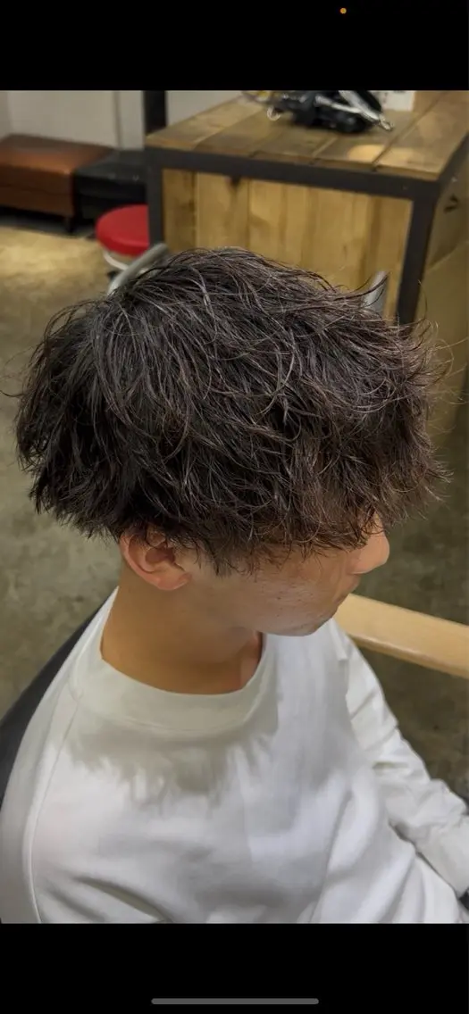 パーマ メンズ QOL円山 SHOTAのヘアスタイル