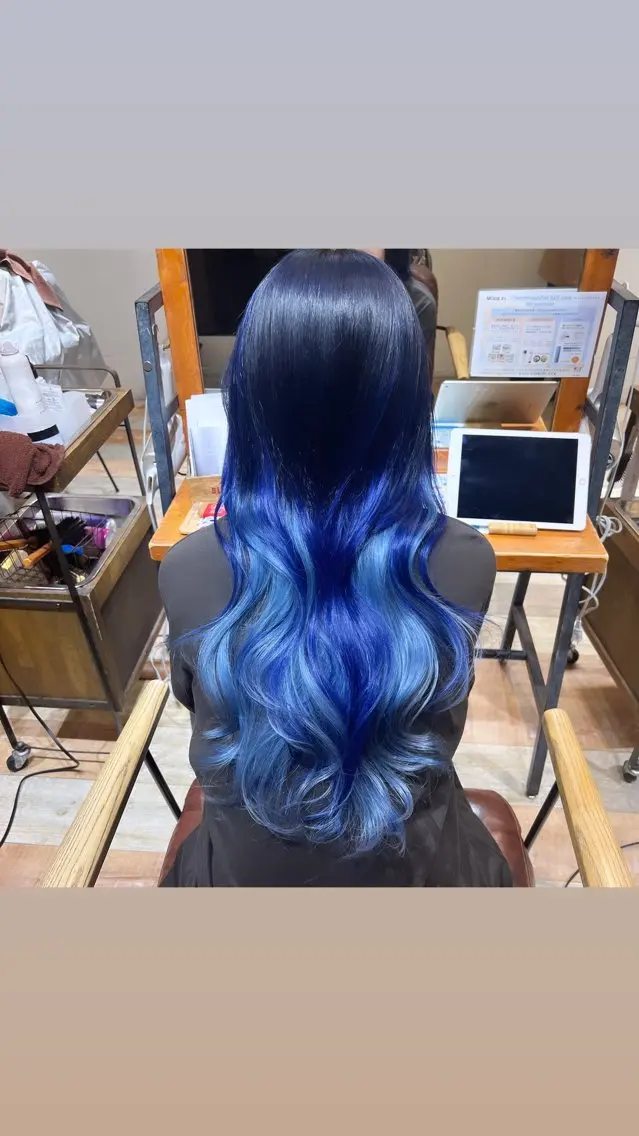 【限定】カット&カラー&シールエクステ60本💞の写真