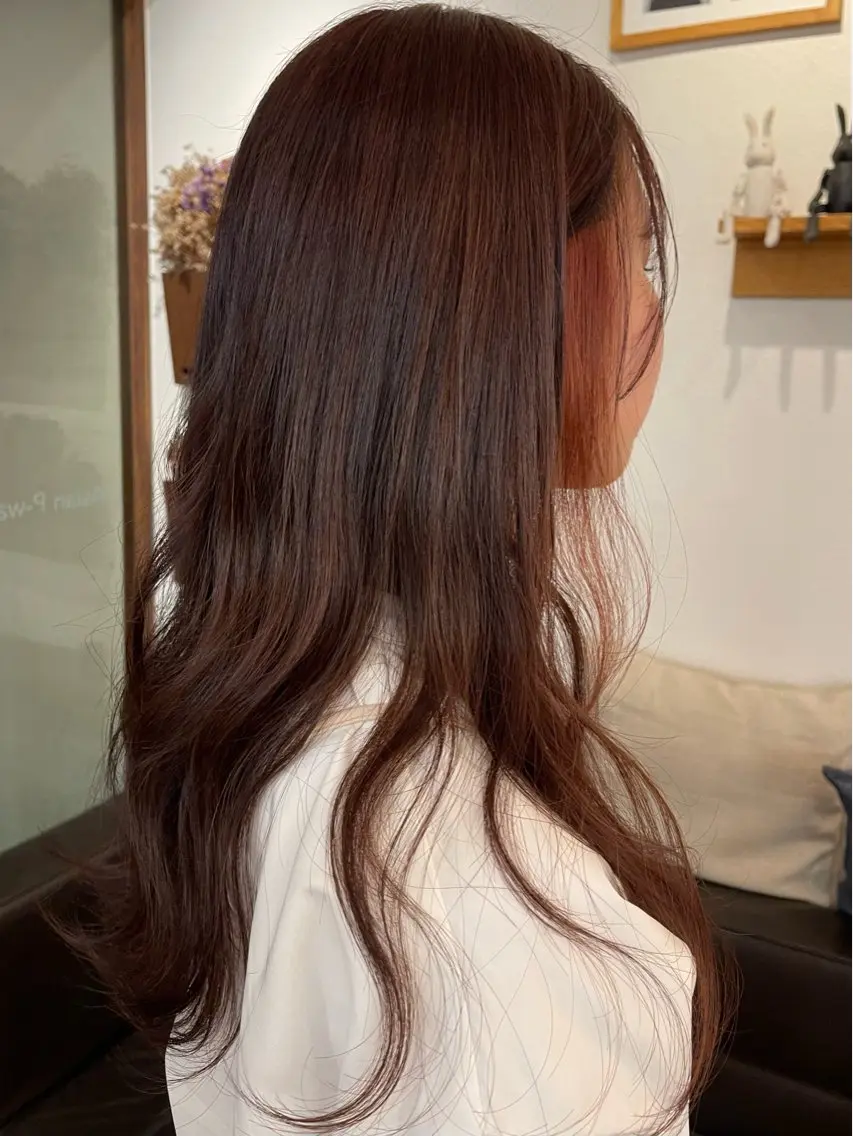 ロング カラー イヤリングカラー ヘアカラー 武藤 彩 ⌇カットモデル募集✂のヘアスタイル
