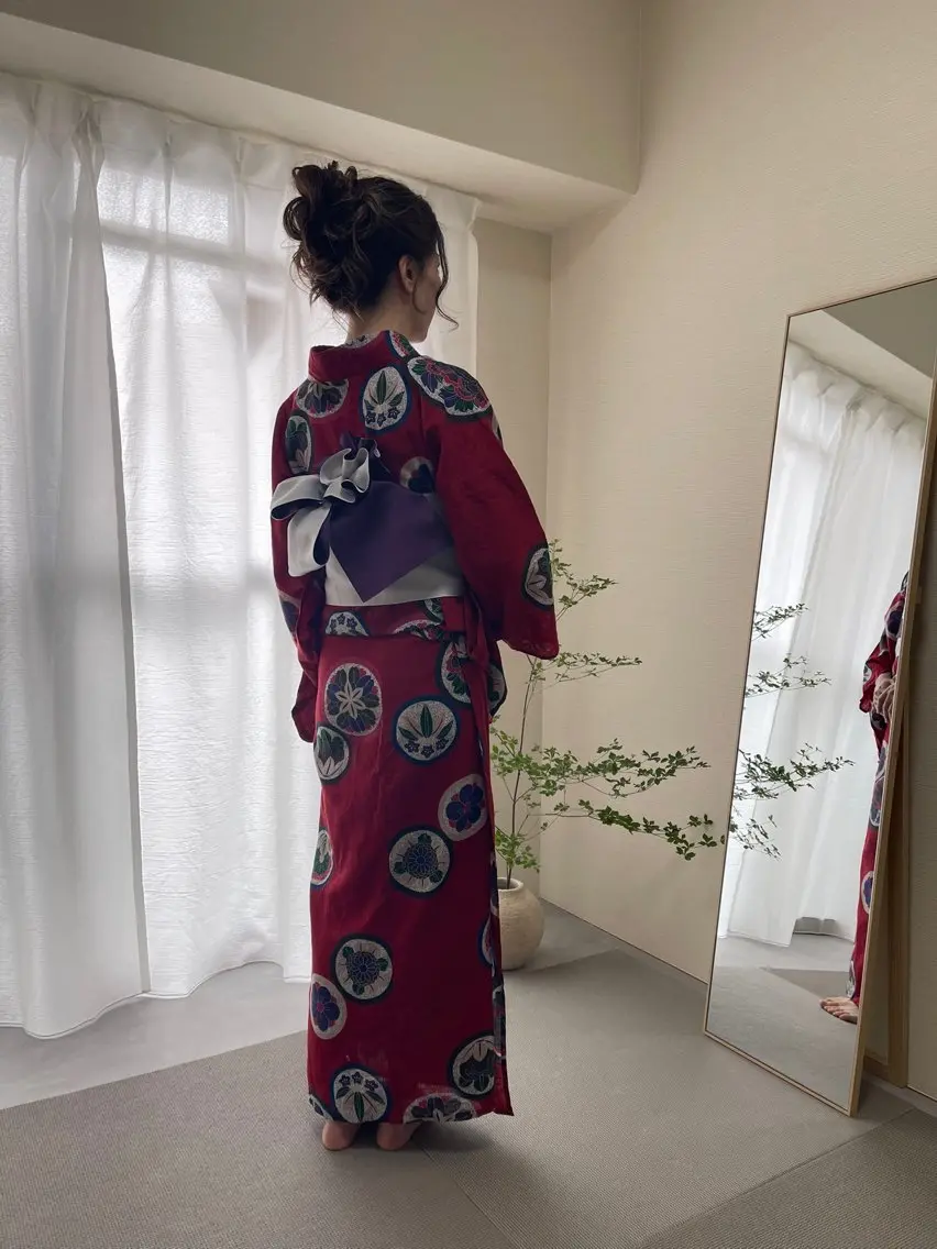 着付け 粟津 美優のヘアスタイル