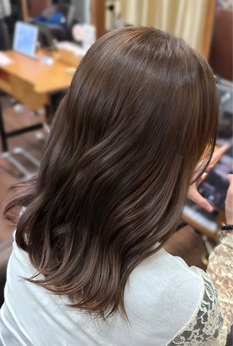 ミディアム カラー 🍀ひなた🍀 カットモデル募集🎀のヘアスタイル