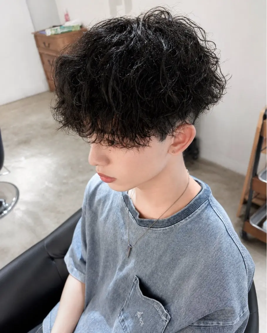 パーマ メンズ パーマ 🌀メンズパーマ🌀 平川海夢のヘアスタイル