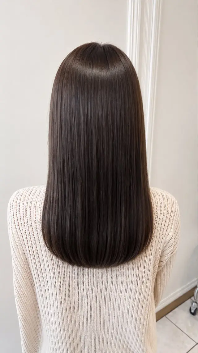 セミロング 西村 藍伽のヘアスタイル
