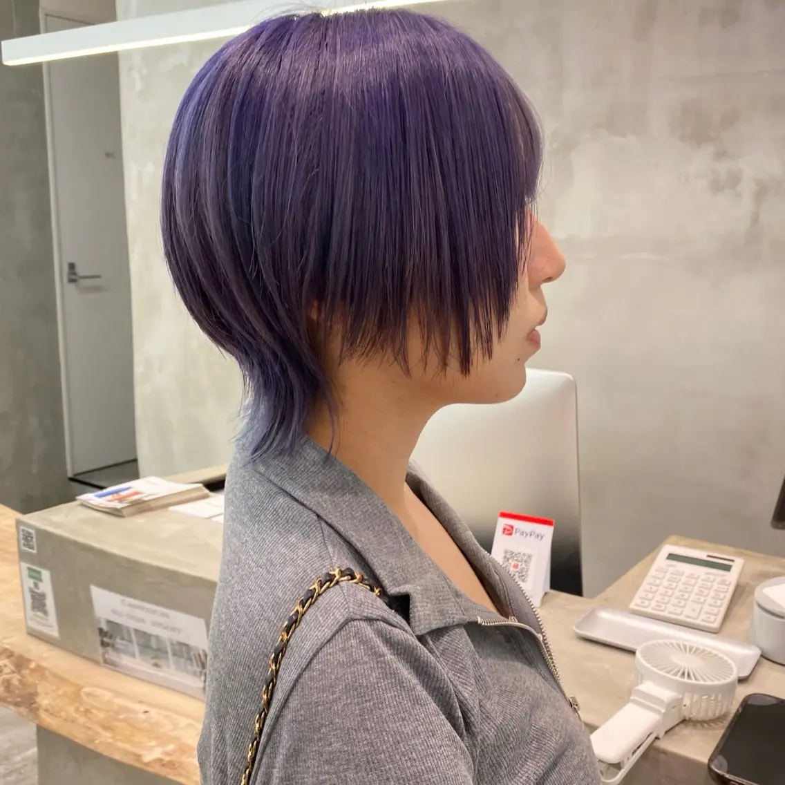 ショート ウルフカット カット ヘアカラー ウルフカット /ブリーチayamiのヘアスタイル
