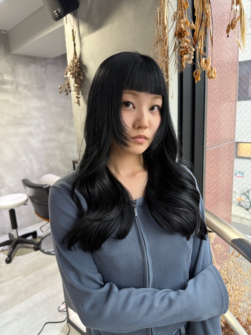 ロング カット ウルフ レイヤー パーマ🪐MANAのヘアスタイル