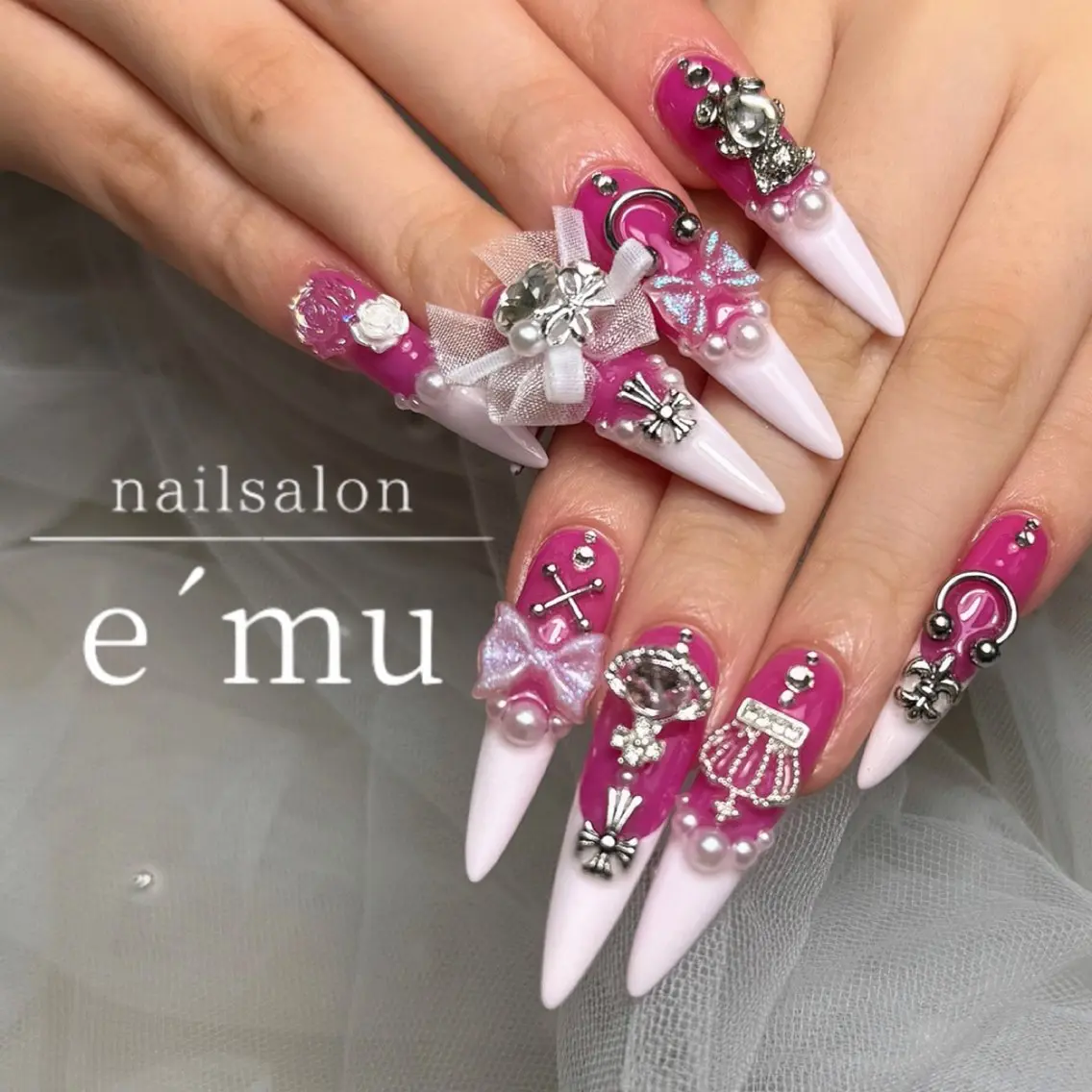 ネイル ネイルチップ ハンドネイル nailsalon e´muのネイルデザイン