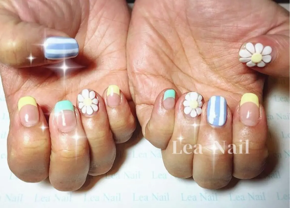 ネイル パステルネイル Lea Nailのネイルデザイン