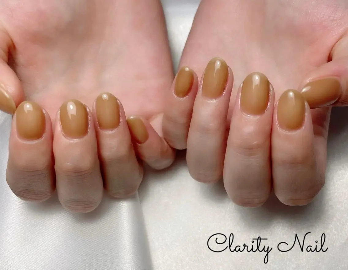 ネイル ワンカラーネイル ハンドネイル Clarity Nailのネイルデザイン