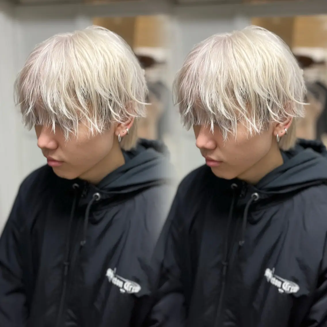カラー メンズ メンズブリーチ ブリーチ 透明感カラー ダブルカラー 髪質改善 【ただの天才 🎨】のヘアスタイル