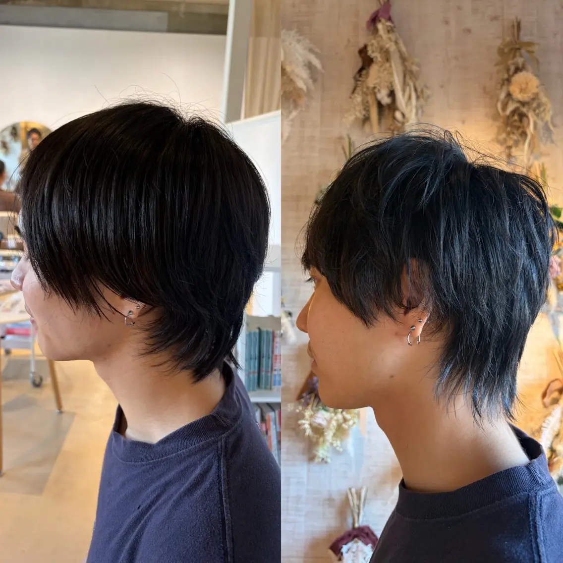メンズ メンズウルフカット ウルフカット 山下 阿雅のヘアスタイル