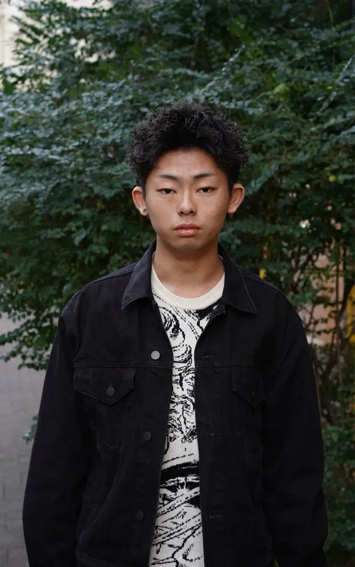 ショート パーマ メンズ パーマ りゅう せいのヘアスタイル