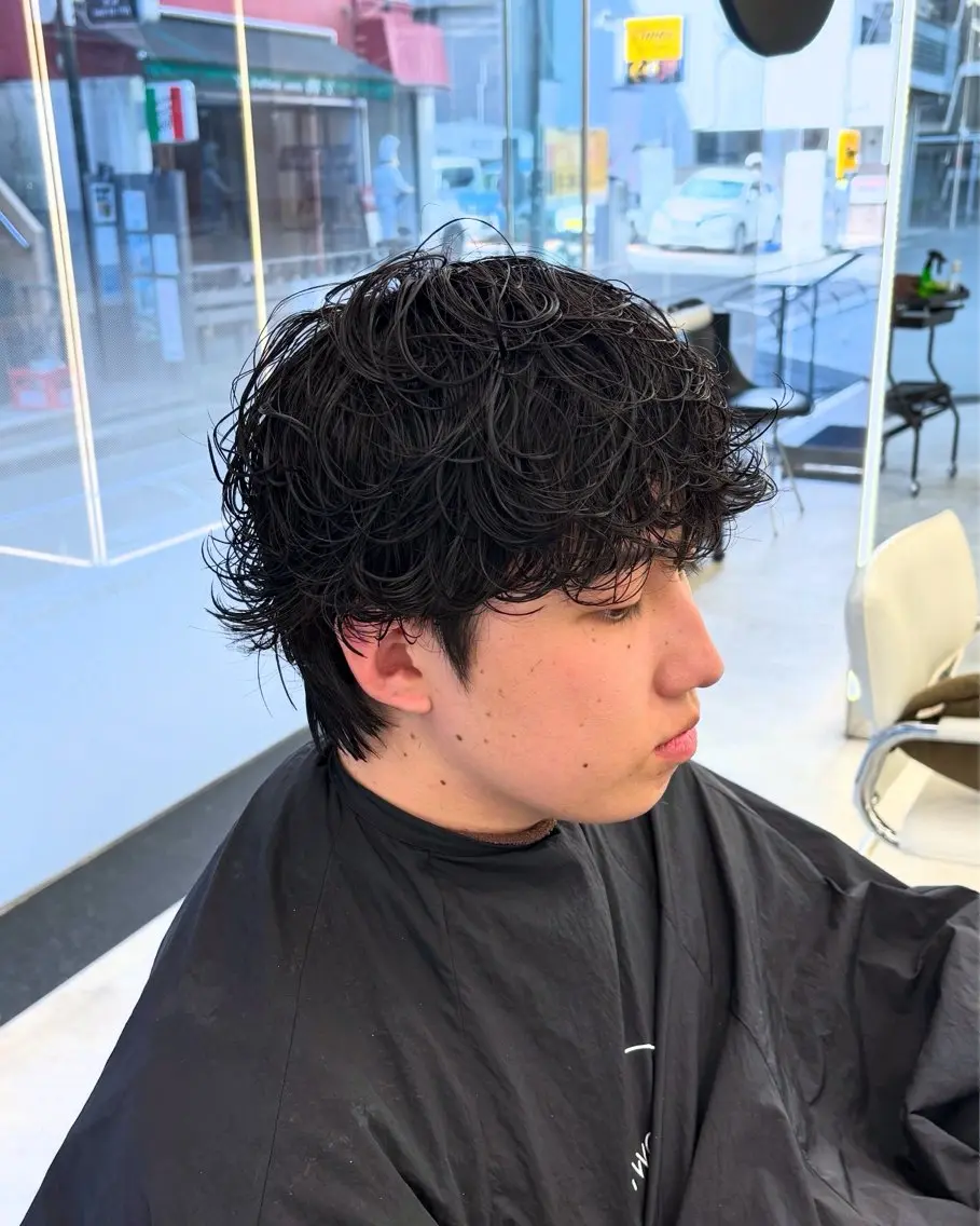 パーマ メンズ カット パーマ 💎メンズ特化🔥 カット/パーマのヘアスタイル