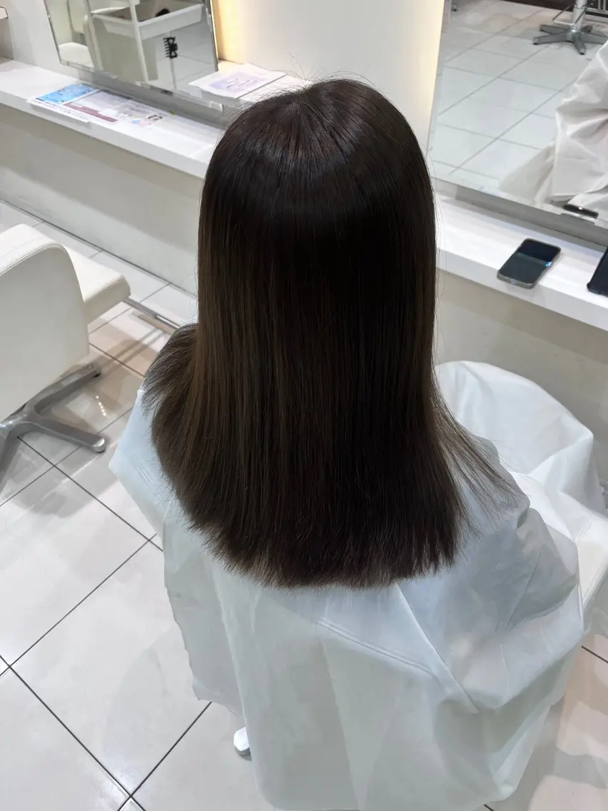 ロング カラー ヘアカラー 石渡 瑠菜のヘアスタイル