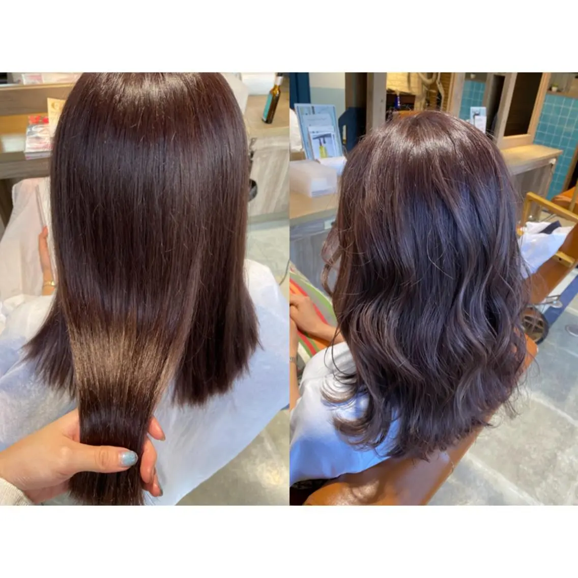 カラー ブリーチ ラベンダーカラー ピンクカラー ピンクラベンダー 🩵盛れる顔周り/ 艶カラーemi🩵のヘアスタイル