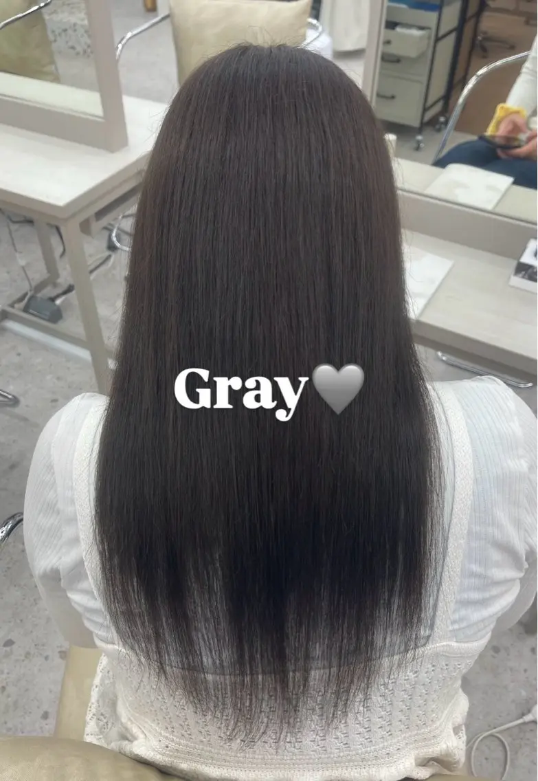 ロング カラー カット ヘアカラー トリートメント COCO reiのヘアスタイル