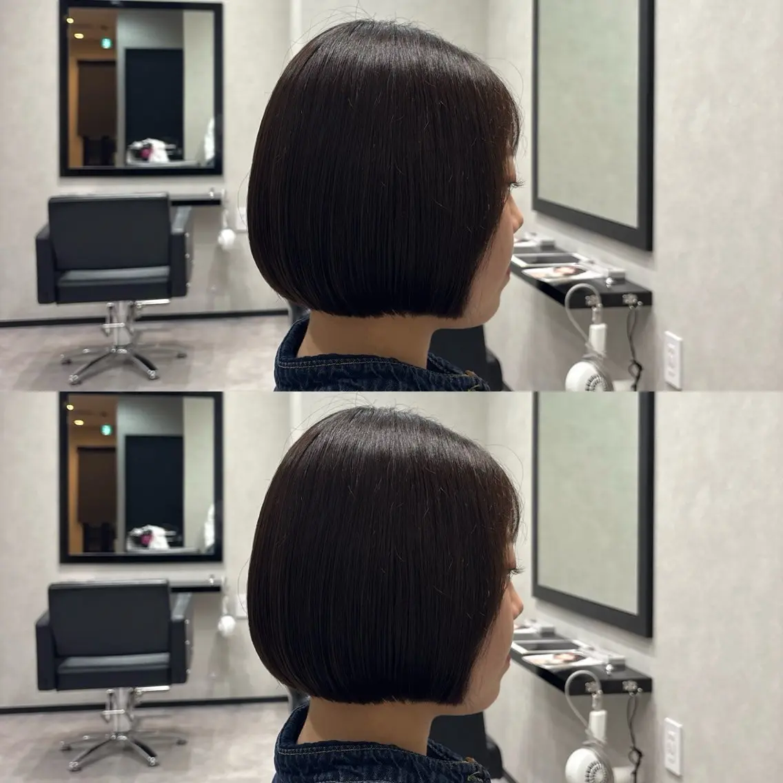 ショート ボブ カット 岡田 洋太のヘアスタイル