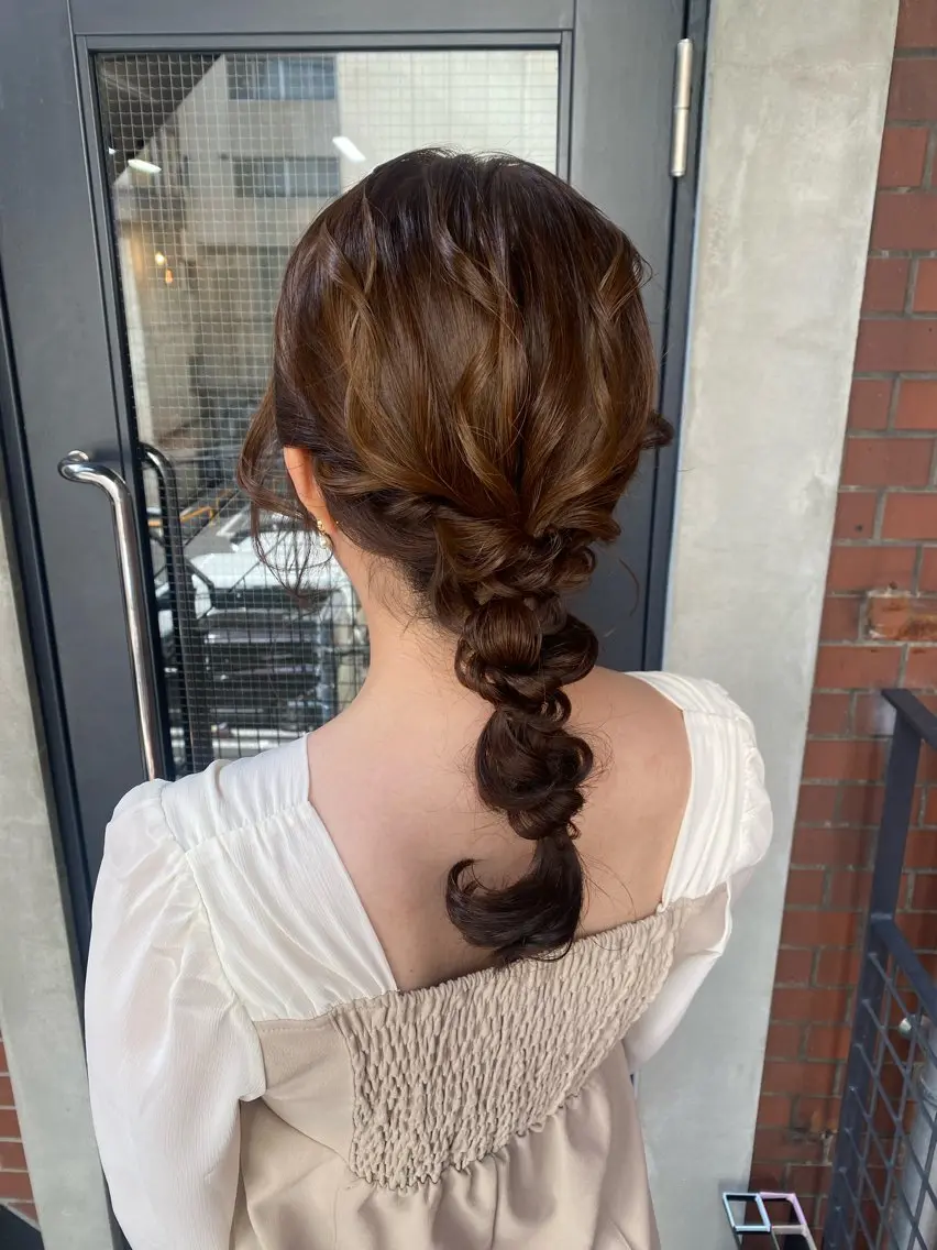 ロング ヘアセット 【safric】 NAOのヘアスタイル