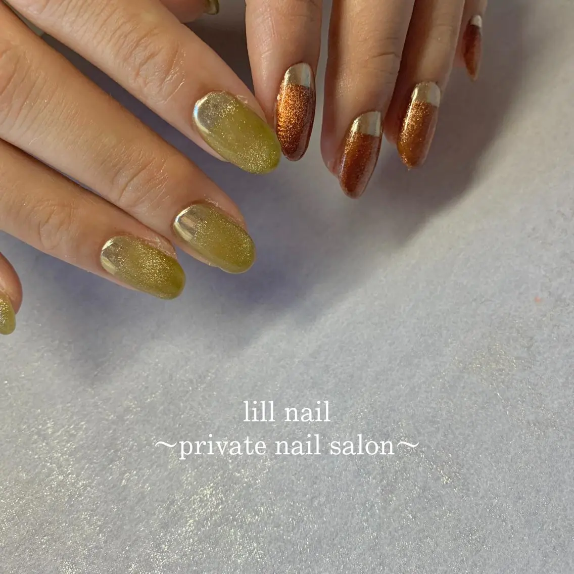 ミディアム pllia beautyのネイルデザイン
