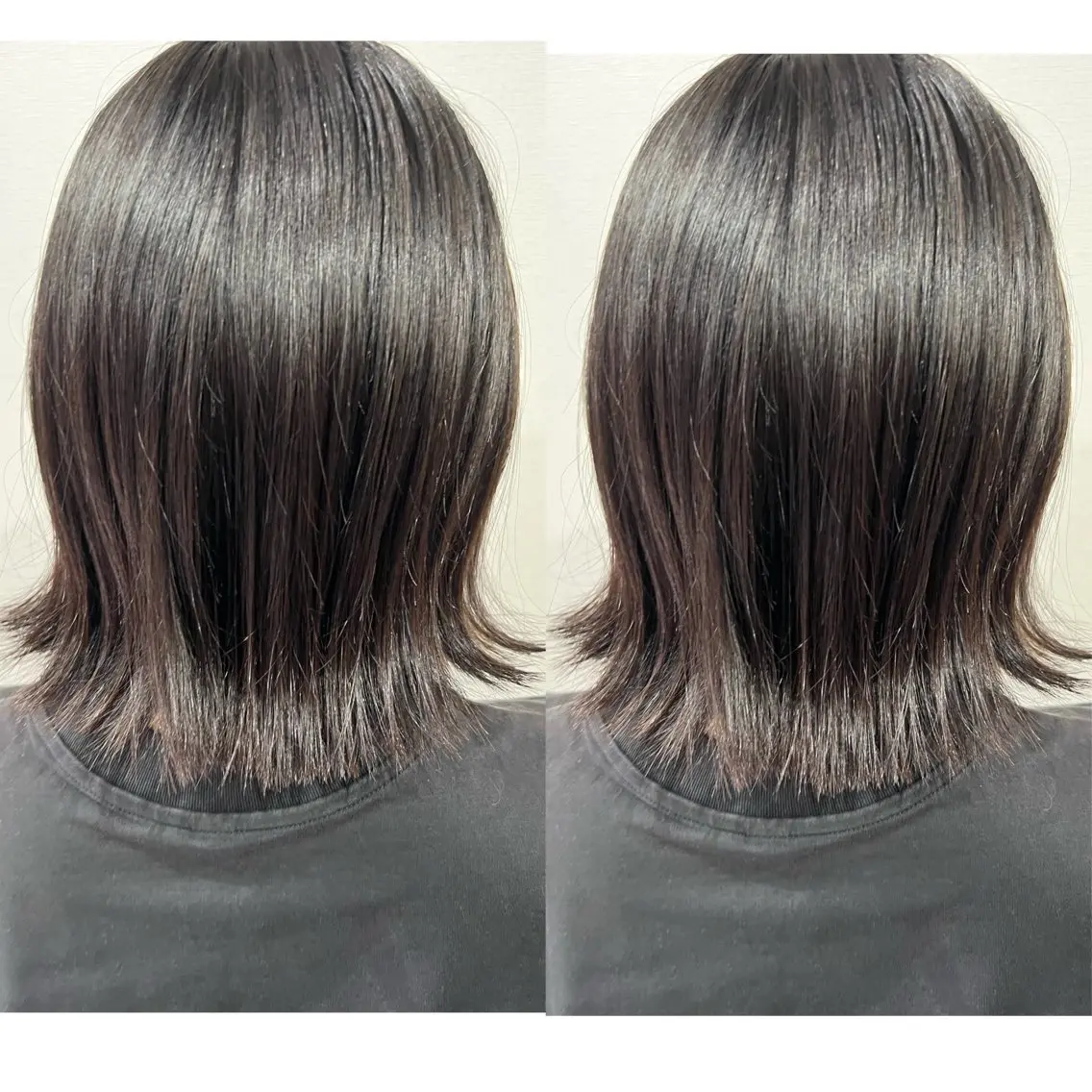 ミディアム 切っぱなし💇‍♀️ イヤリング🎨龍之介のヘアスタイル
