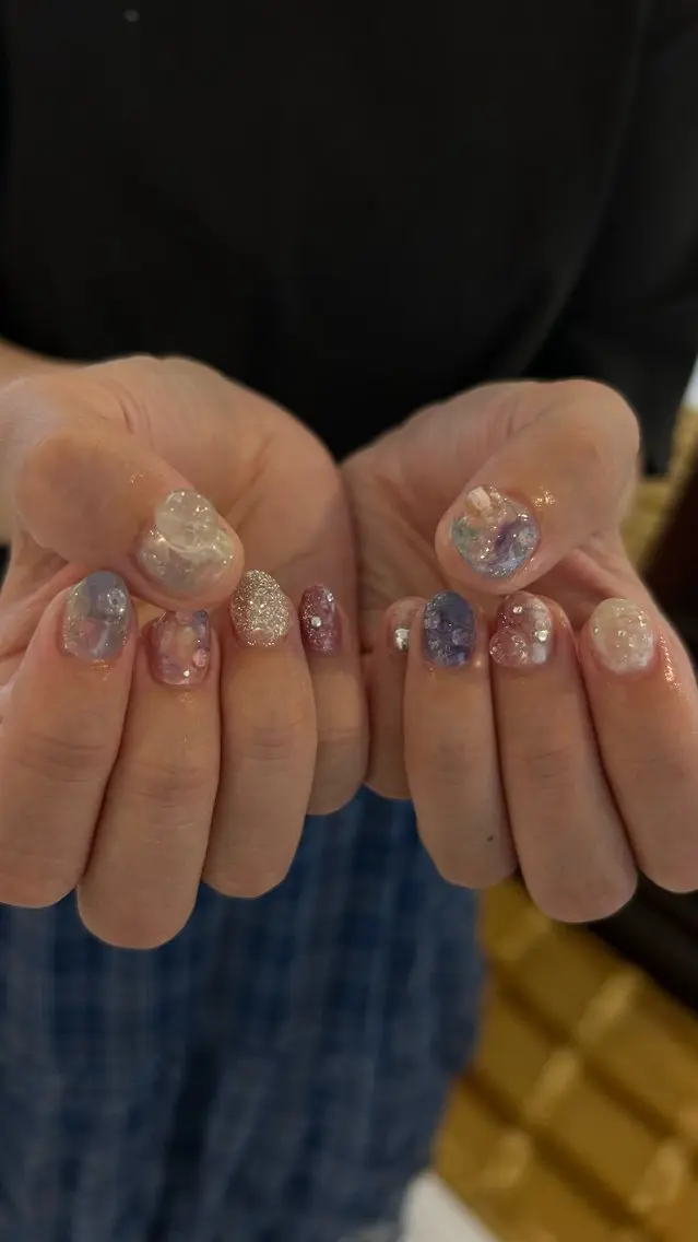 ネイル mira☼ 𐦍 ☼ nailのネイルデザイン