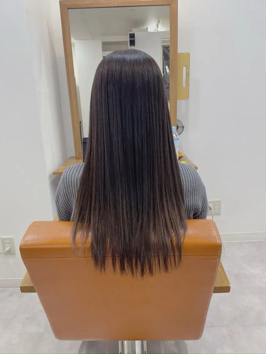 🩵カット＋カラー＋オージュア炭酸ケア🩵✂️⚠️ 白髪染め可◎ブリーチ不可🙅の写真