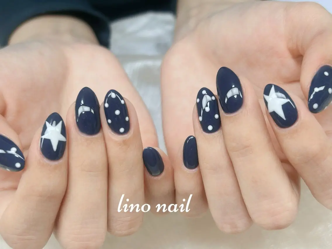 ネイル 持ち込み 冬ネイル ハンドネイル Lino Nailのネイルデザイン