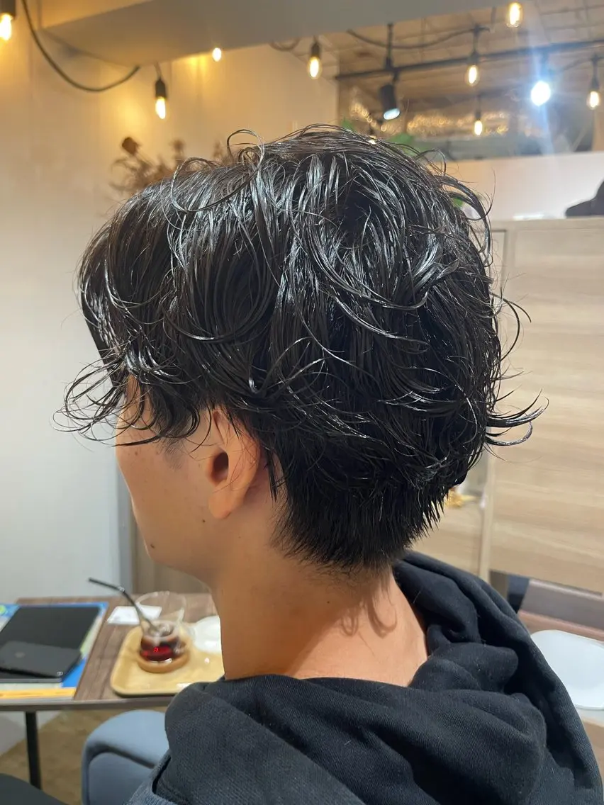 パーマ メンズ メンズパーマ 林 亮太のヘアスタイル
