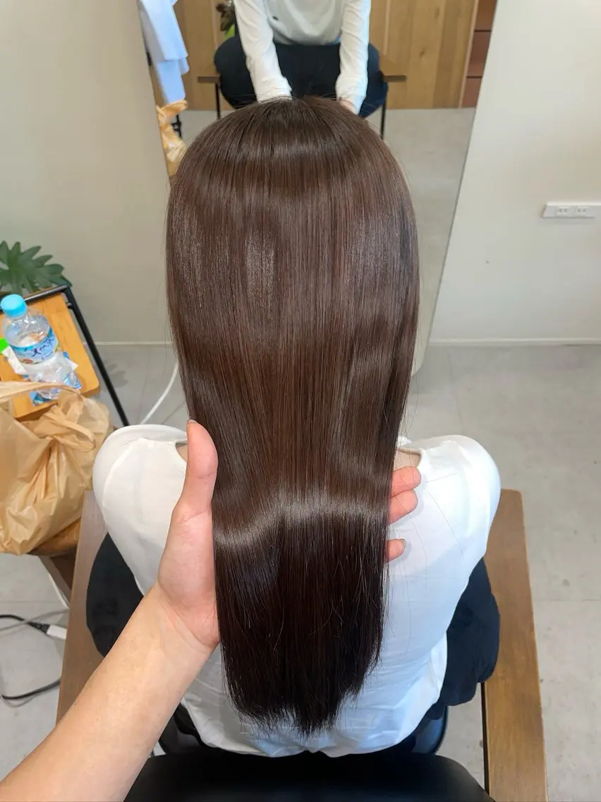 ロング カラー カット ヘアカラー JURI /HUIのヘアスタイル