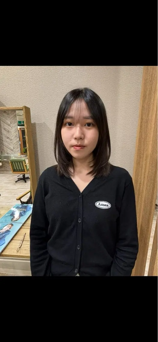 ミディアム ミディアムレイヤー レイヤーカット 荒神 駿太のヘアスタイル