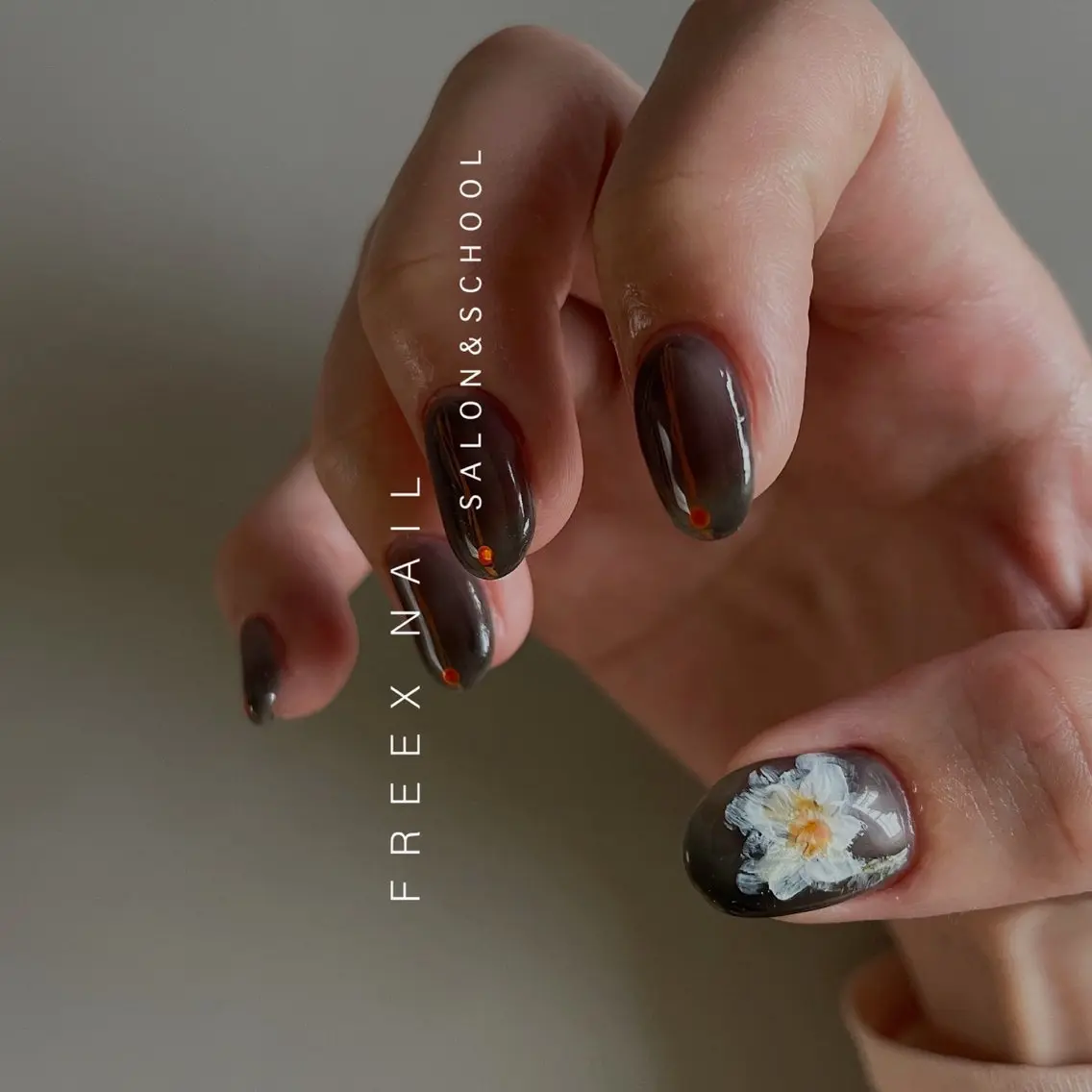 ネイル フラワーネイル ニュアンスネイル ハンドネイル フットネイル freex nail /ニュアンス/個性派のネイルデザイン
