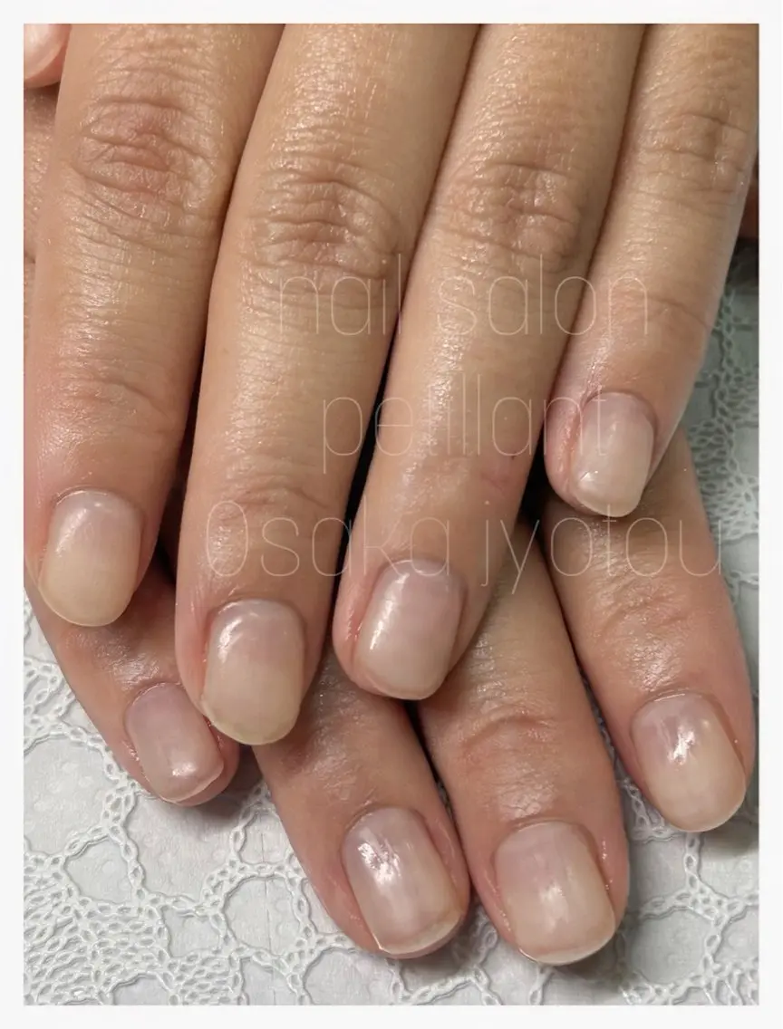 ネイル クリアネイル ジェルネイル マットネイル ピンク nail salon petillantのネイルデザイン