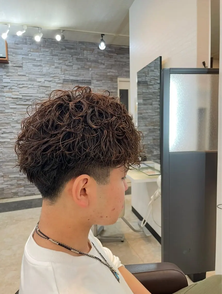 パーマ 甲田 和生のヘアスタイル