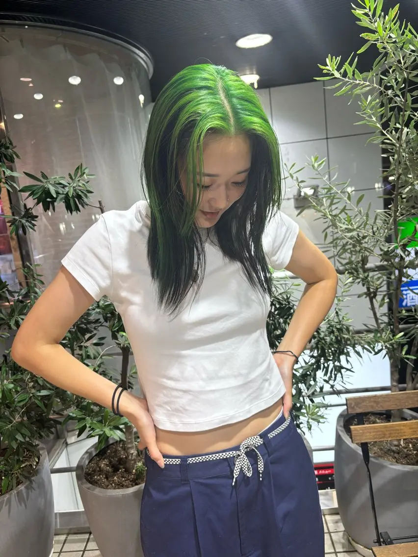 カラー ブリーチ ケアブリーチ ダブルカラー ハイトーンカラー インナーカラー レイヤー/ボブ /メンズ🪩KAYOのヘアスタイル