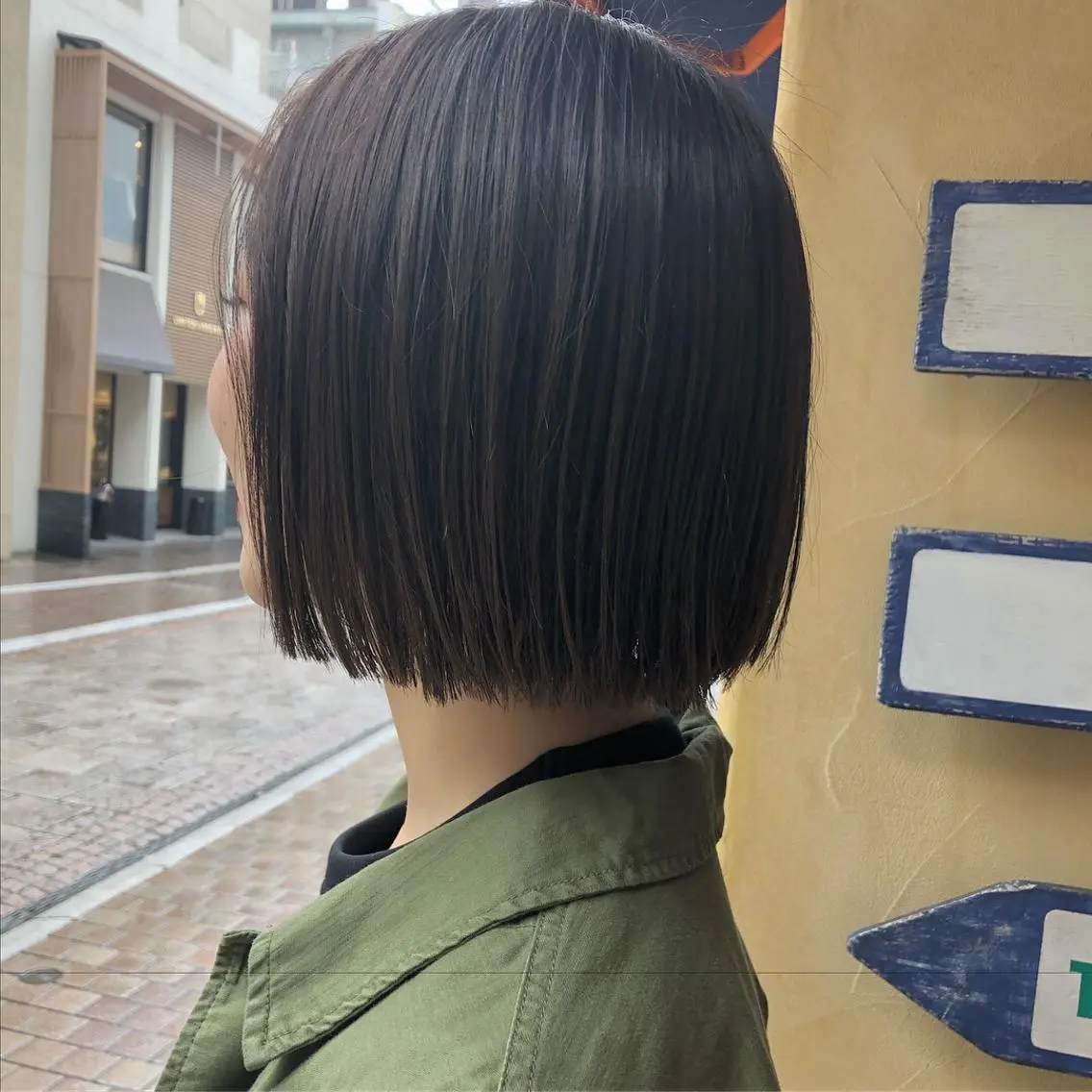 ショート カラー イルミナカラー ボブ 山形 光輪子のヘアスタイル