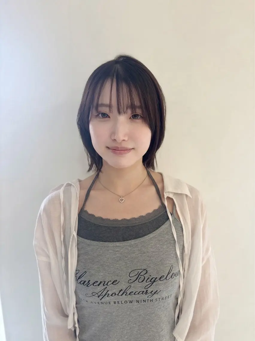 ショート 酸性ストレート カット 縮毛矯正 シルエット重視✂︎ 髙橋　盾のヘアスタイル