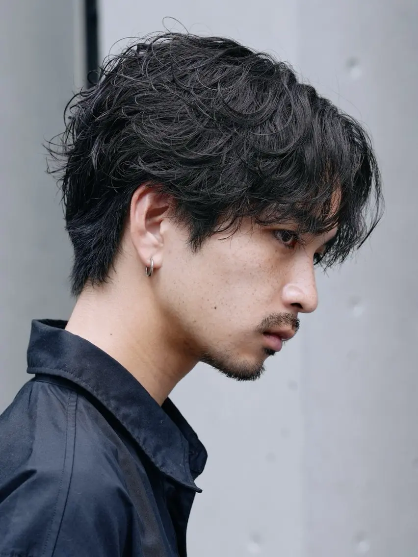 ミディアム パーマ ミディアムパーマ スパイラルパーマ カット パーマ クドウレイ fifth神南のヘアスタイル