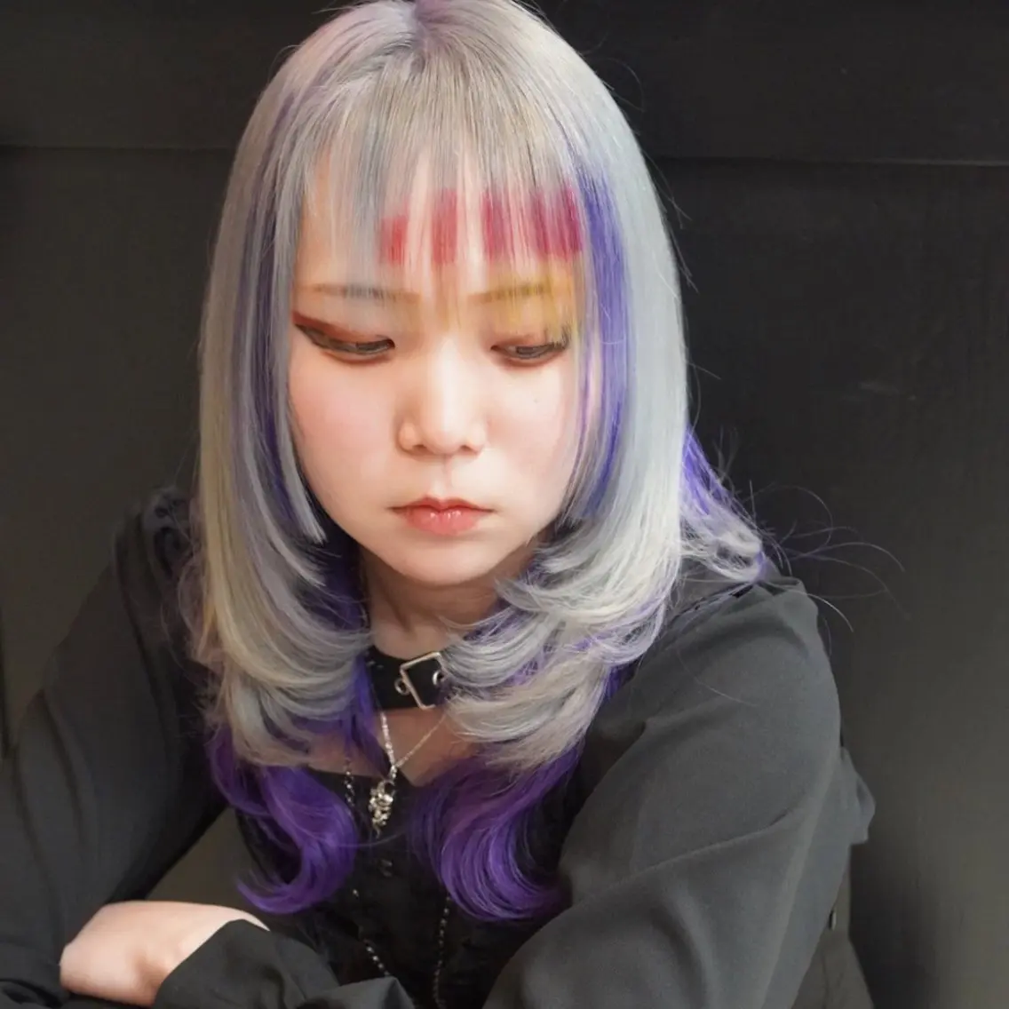 ロング カラー バレイヤージュ ブリーチ ケアブリーチ ダブルカラー イヤリングカラー ヘアカラー トリートメント ブリーチの神 KYONのその他イメージ