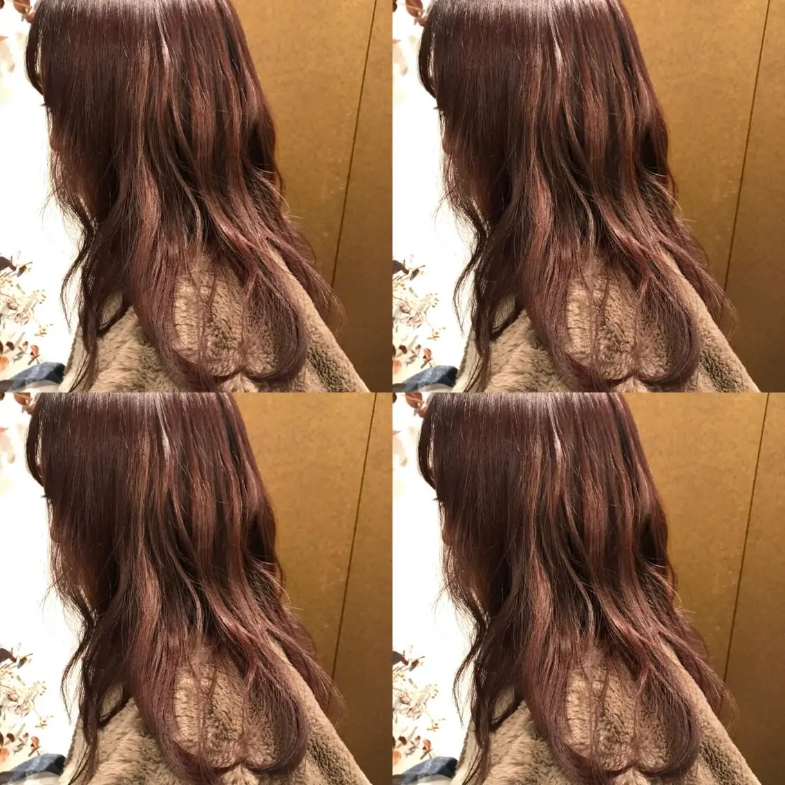 セミロング カラー ヘアカラー 小栗 麻衣のヘアスタイル