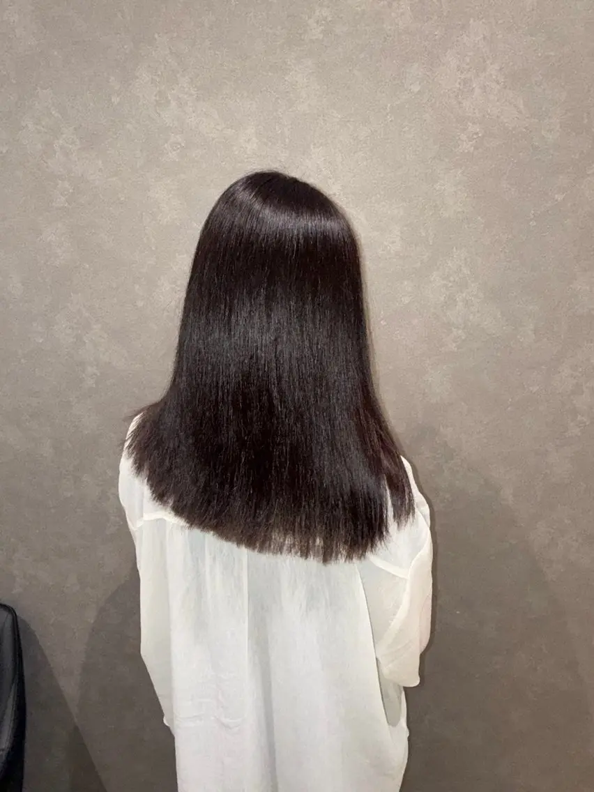 ミディアム カラー Lee京橋 Rinのヘアスタイル