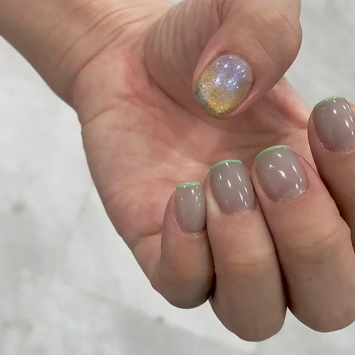 ネイル シンプルネイル ハンドネイル Noa川越 kayanoのネイルデザイン