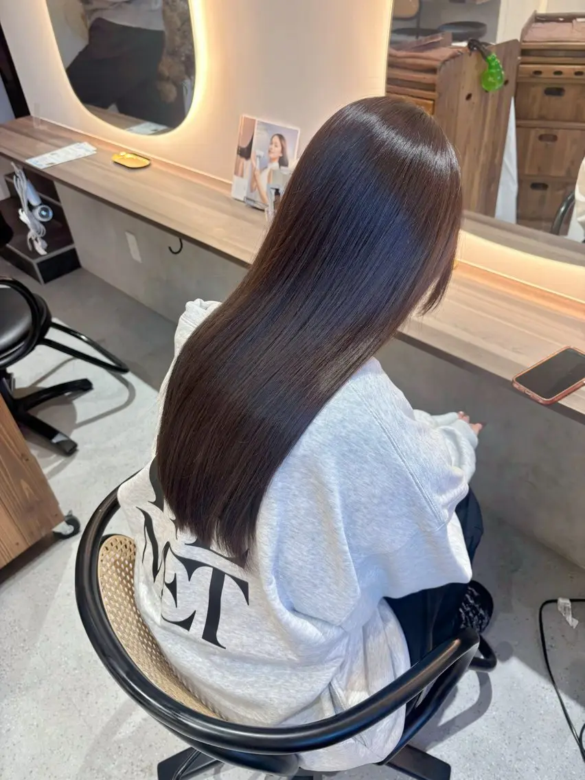 セミロング 大久保 愛のヘアスタイル