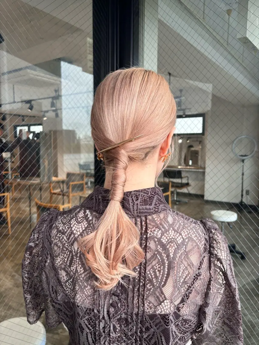 ヘアアレンジ 💫miyu💫デザ インカラー/アレンジのヘアスタイル