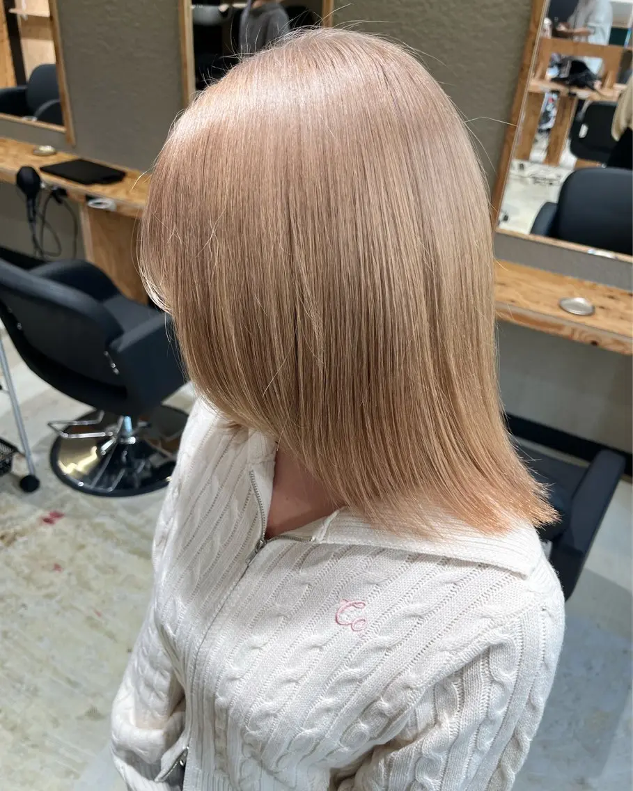 セミロング ヘアカラー トリートメント 🏅EIGHT難波/ 【店長】タモツのヘアスタイル