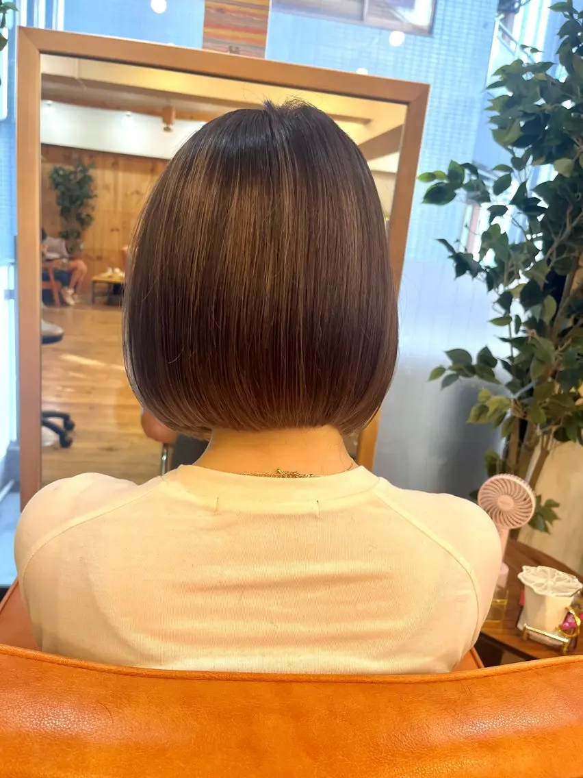 ショート ⚪️髪質改善 縮毛 店長 コウ⚪️のヘアスタイル
